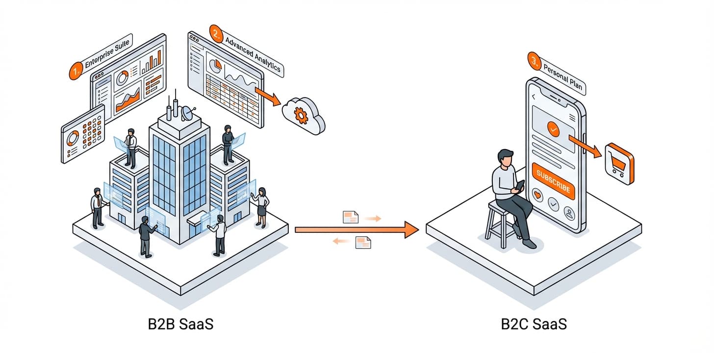 SaaS B2B vs SaaS B2C