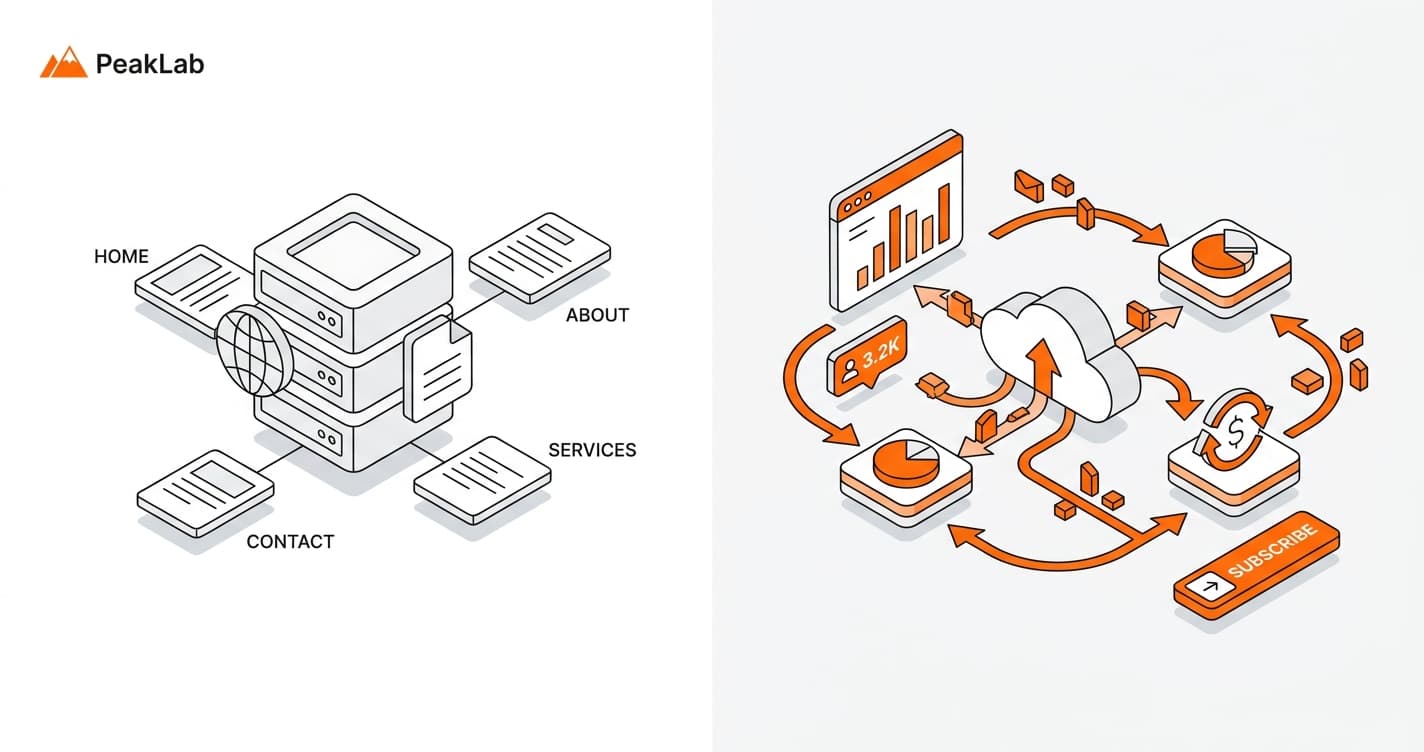 la différence entre un SaaS et un site web