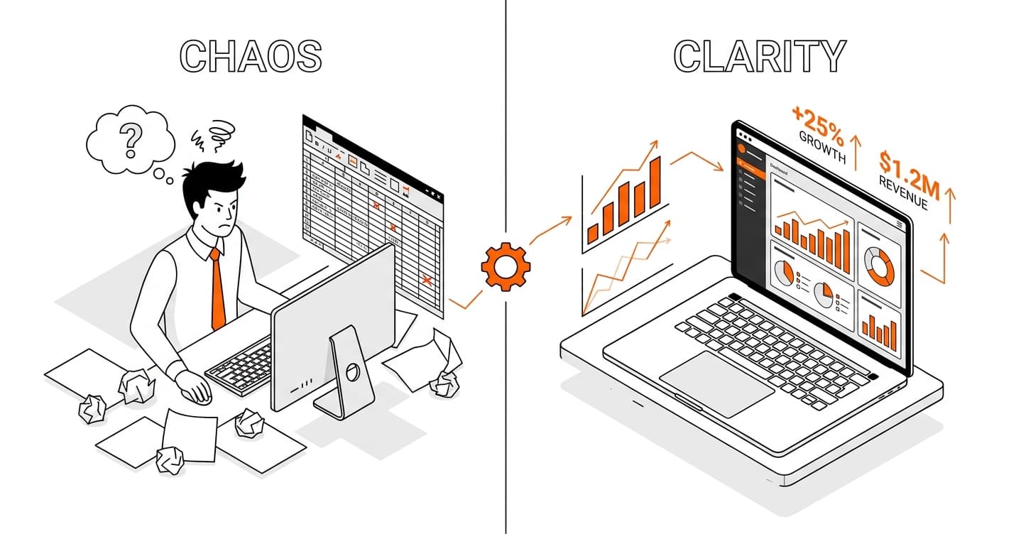 Application métier PME : calculer le ROI réel vs Excel