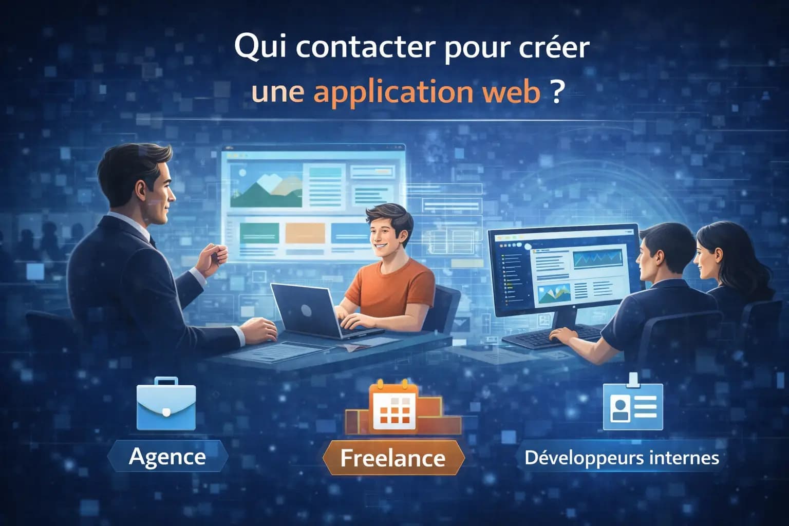 Qui contacter pour créer une application web ?