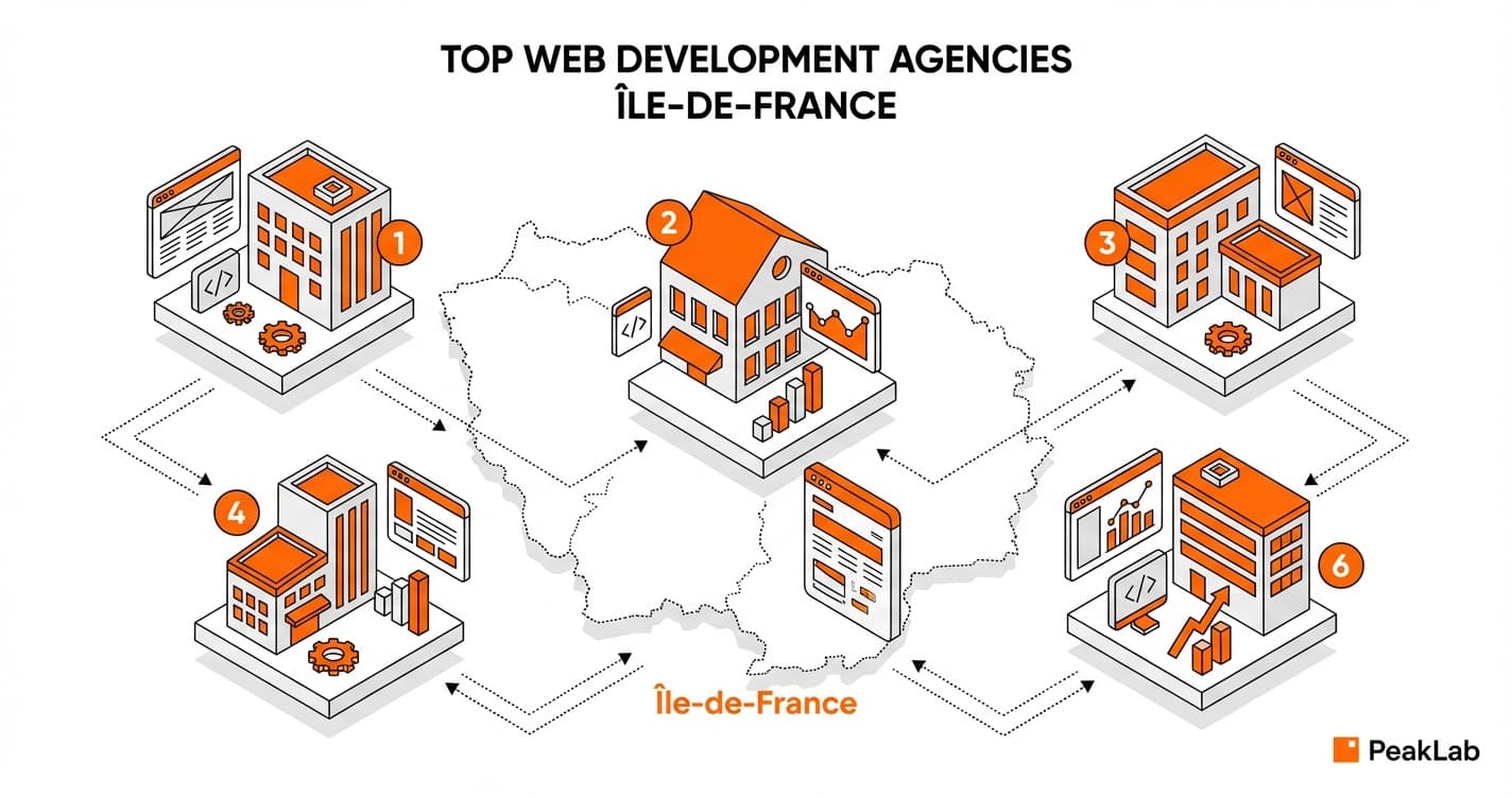 Top 6 des agences de développement web en Île-de-France en 2026
